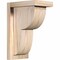Ekena Millwork Crestline Smooth Corbel w/Backplate, Douglas Fir, 5 1/2"W x 8"D x 12"H COR06X08X12CRE01SDF - alternate 1